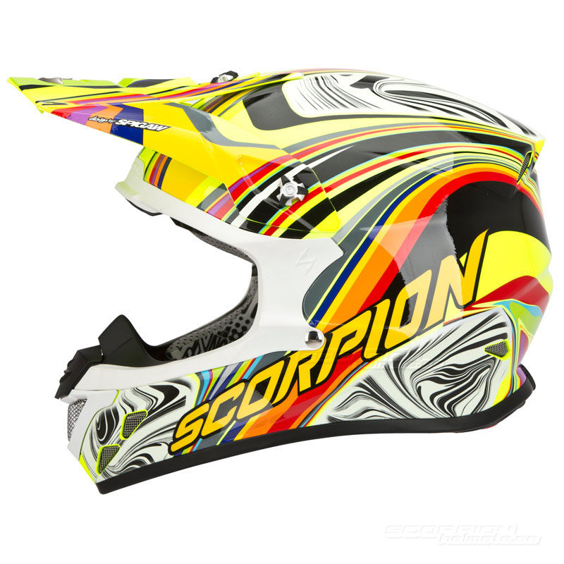 Scorpion VX-20 Crosshjlm MX/Race (SYM) Neongul, Multi