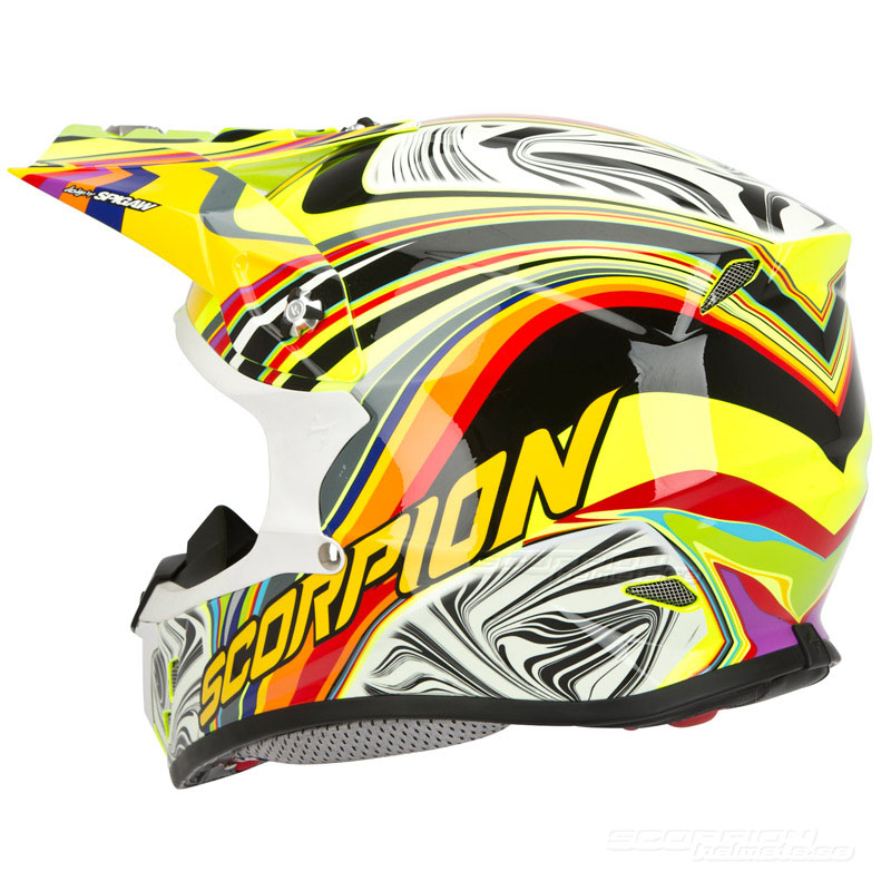 Scorpion VX-20 Crosshjlm MX/Race (SYM) Neongul, Multi