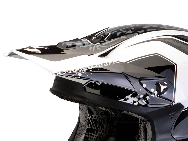 Scorpion Skärm (VX-20 AIR) Quartz Vit/Svart