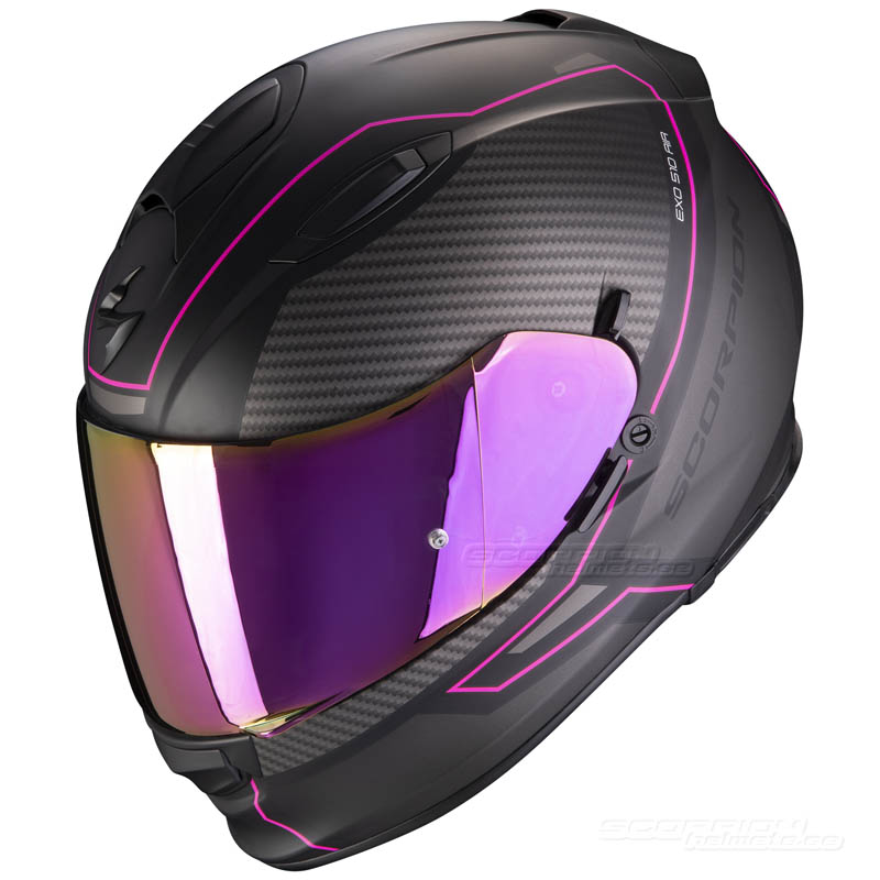 Scorpion EXO-510 Integralhjälm (Frame) Mattsvart, Rosa