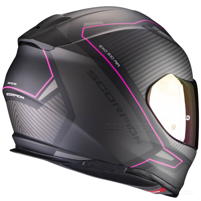 Scorpion EXO-510 Integralhjälm (Frame) Mattsvart, Rosa