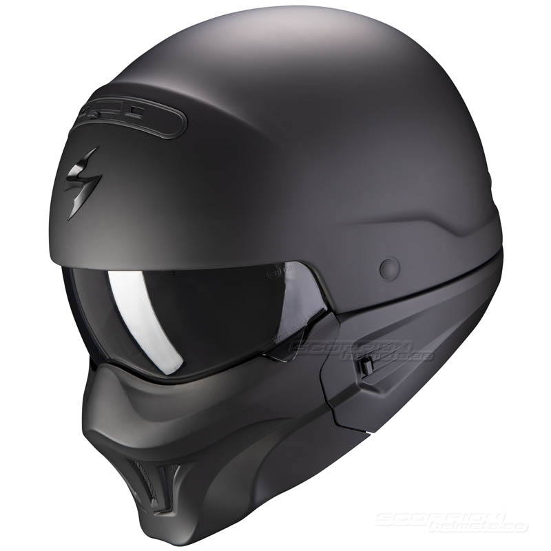 Scorpion EXO-COMBAT EVO MC-hjälm (Mattsvart) Sista storleken XL