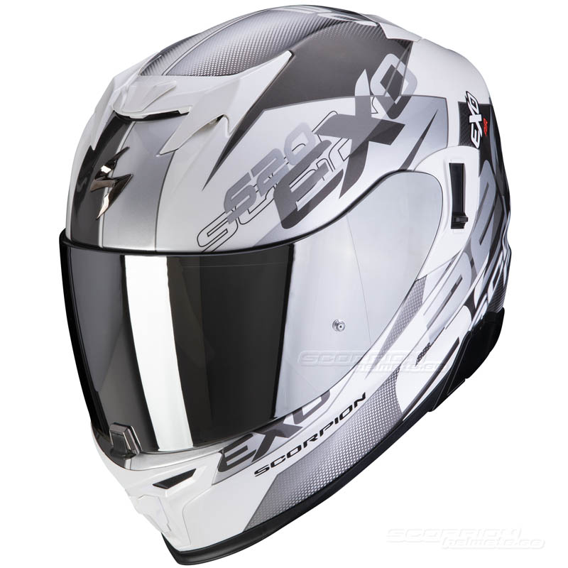 Scorpion EXO-520 Integralhjälm (Cover) Vit, Silver
