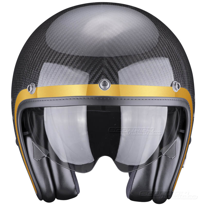 Scorpion Belfast CARBON MC-Hjälm (Lofty) (Sista storleken L)