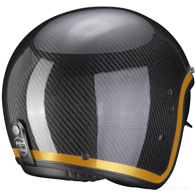 Scorpion Belfast CARBON MC-Hjälm (Lofty) (Sista storleken L)