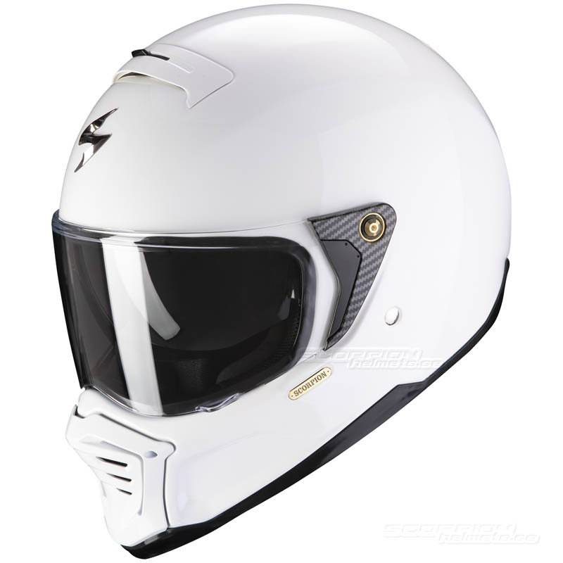 Scorpion EXO-HX1 Streetfighter MC-hjälm (Solid) Vit