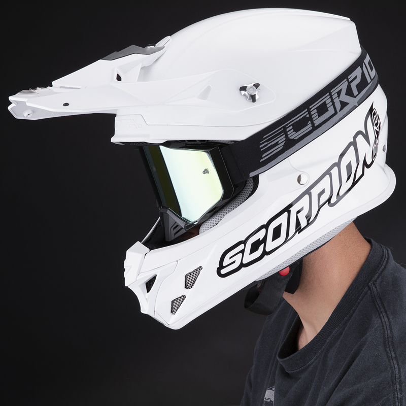 Scorpion Crossglasögon Goggles (E21) Sliver, Svart
