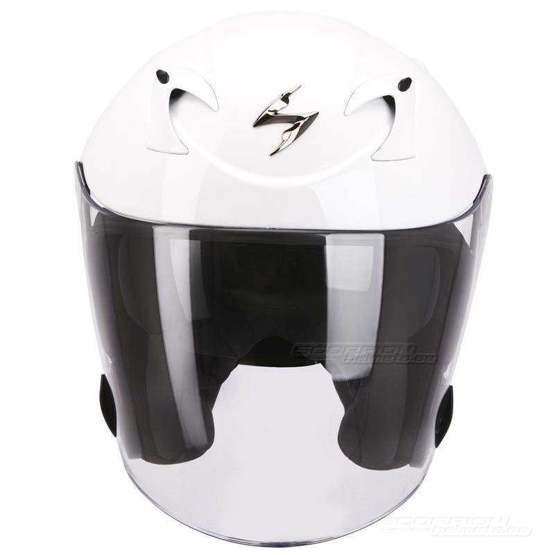 Scorpion EXO-220 Jethjälm (Solid) Vit (Sista storleken XS)