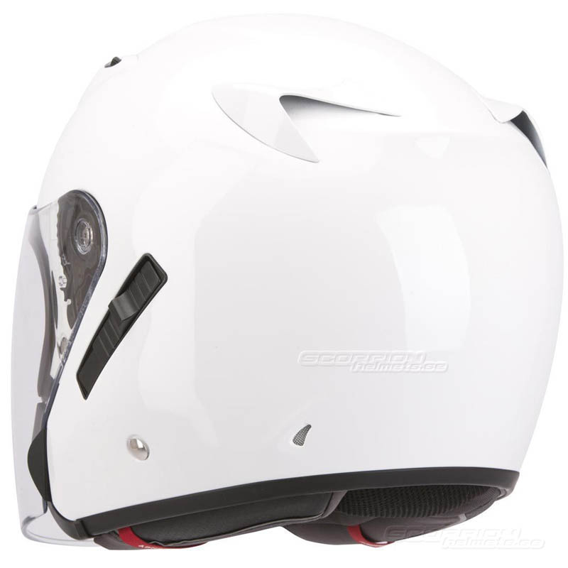 Scorpion EXO-220 Jethjälm (Solid) Vit (Sista storleken XS)