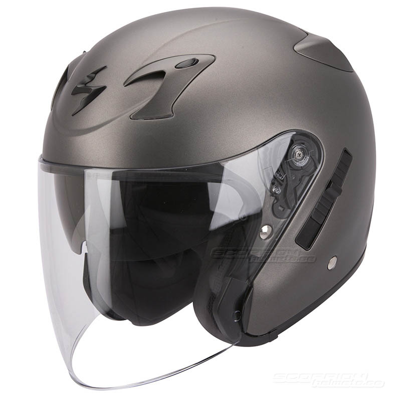 Scorpion EXO-220 Jethjälm (Solid) Antracit (Sista storleken S)