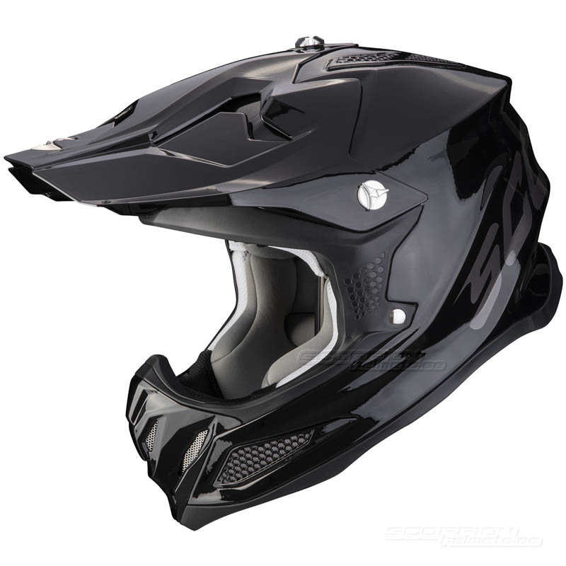 Scorpion VX-22 Motocrosshjälm (Solid) Svart