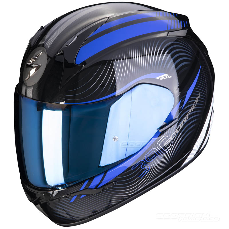 Scorpion EXO-390 MC-Hjälm (Sting) (Sista storleken S)