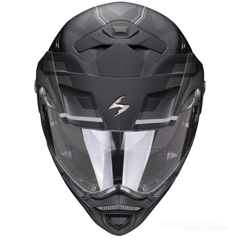 Scorpion ADX-2 Hjälm (Carrera) Mattsvart, Silver