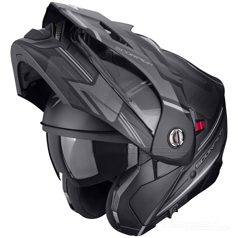 Scorpion ADX-2 Hjälm (Carrera) Mattsvart, Silver