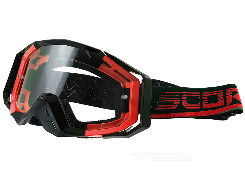Scorpion Crossglasögon Goggles (E21) Röd, Svart