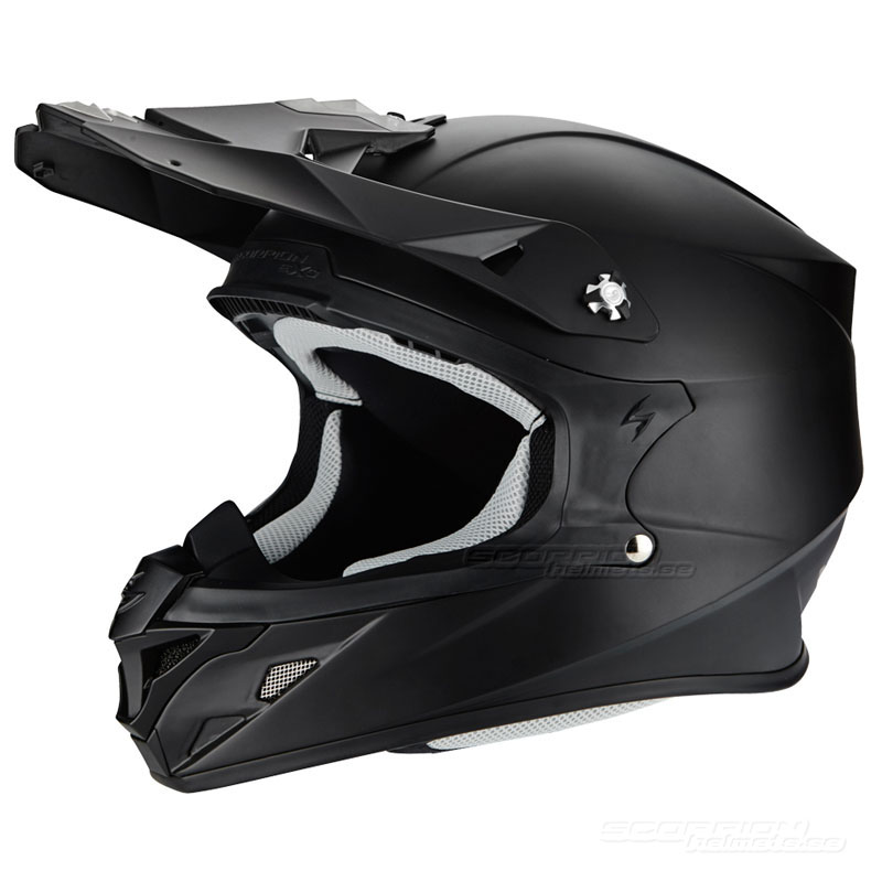 Scorpion VX-21 Crosshjälm MX/Race (Solid) Mattsvart