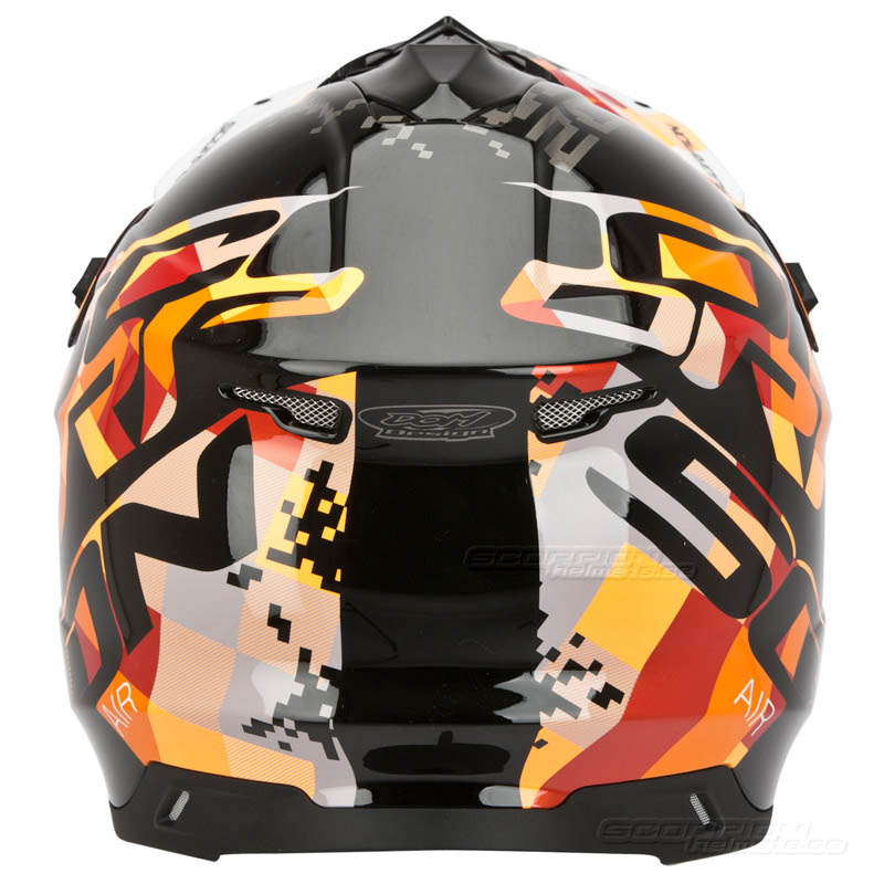 Scorpion VX-15 EVO Crosshjlm MX (Grid) Svart, Orange