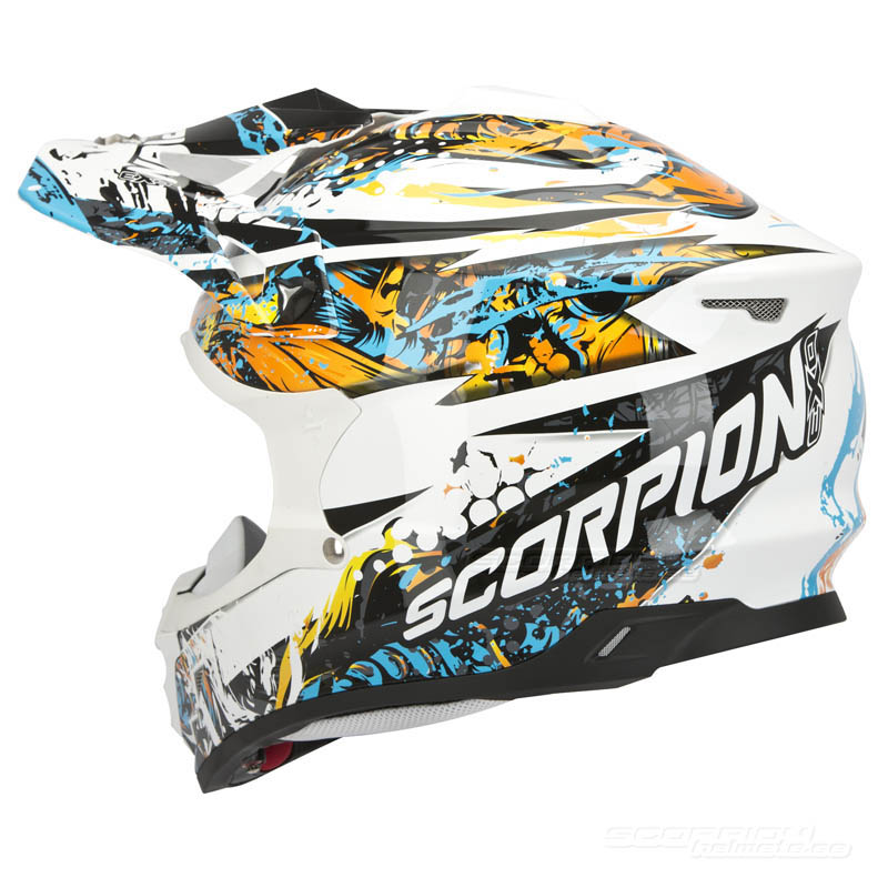 Scorpion VX-15 EVO Crosshjälm MX (Horror) (Sista storlekarna L, XL & XXL)