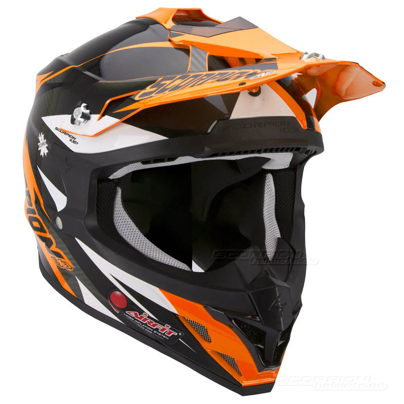 Scorpion VX-15 EVO Crosshjlm MX (Krush) KTM, Orange