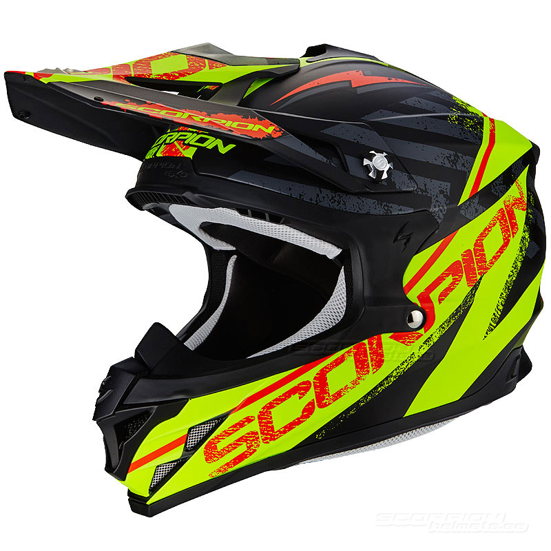 Scorpion VX-15 EVO AIR (Gamma) Mattsvart, Neongul