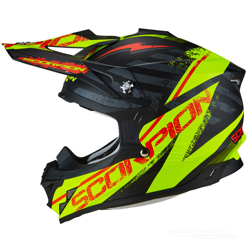 Scorpion VX-15 EVO AIR (Gamma) Mattsvart, Neongul