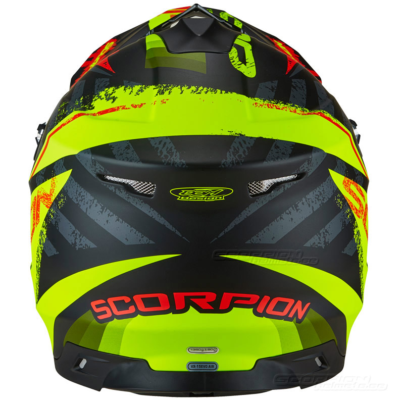Scorpion VX-15 EVO AIR (Gamma) Mattsvart, Neongul