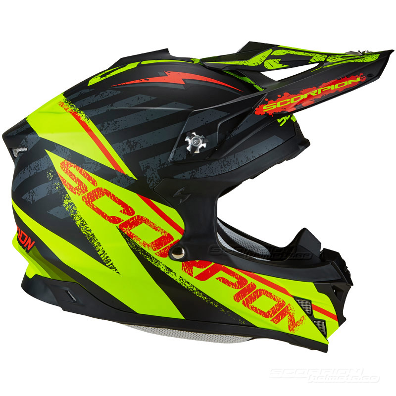 Scorpion VX-15 EVO AIR (Gamma) Mattsvart, Neongul