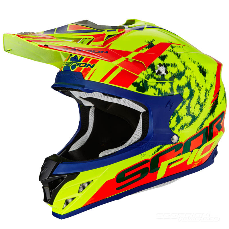 Scorpion VX-15 EVO Crosshjälm MX (Kistune) (Sista storlekarna XL & XXL)