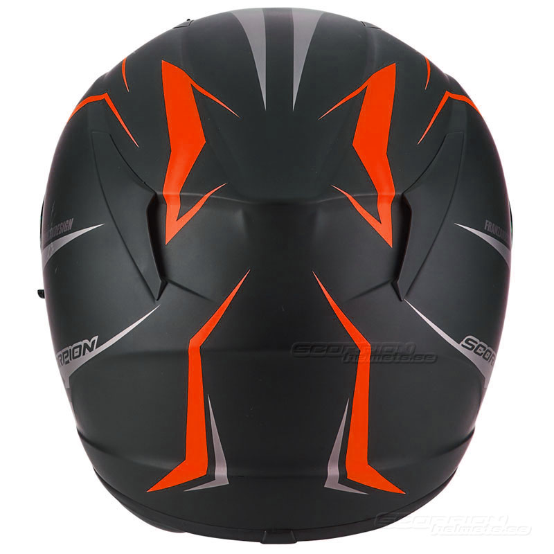 Scorpion EXO-390 (Hawk) Mattsvart, Neonröd