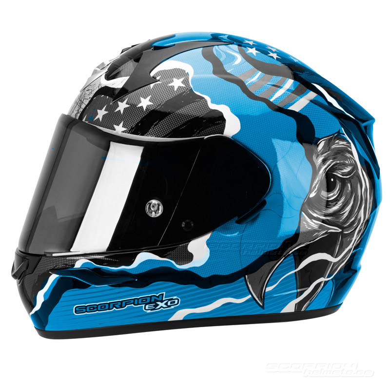 Scorpion EXO-410 AIR (Wild) Blå