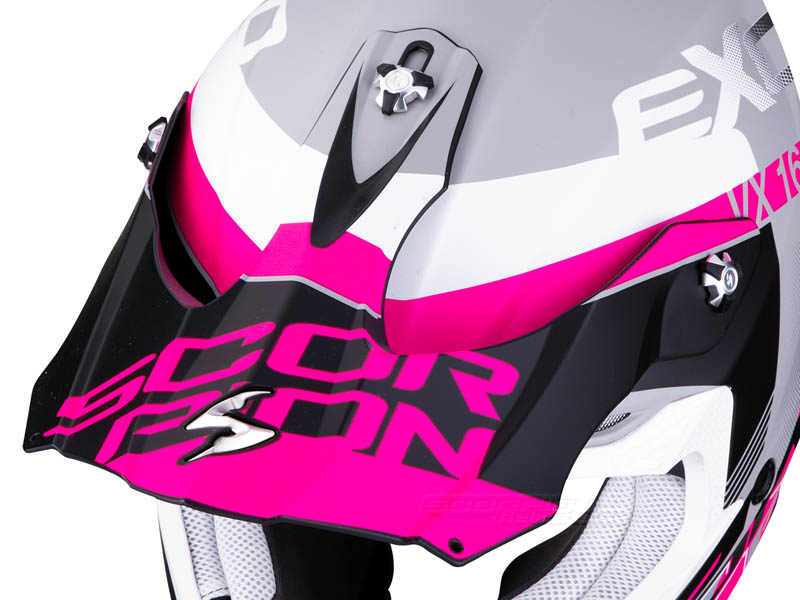 Scorpion Skärm (VX-16 AIR, Arhus) Mattsilver, Svart, Rosa