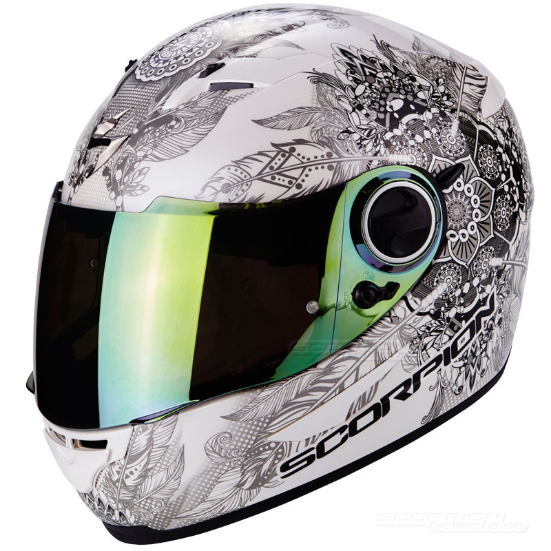 Scorpion EXO-490 Hjälm (Dream) Vit, Kameleont