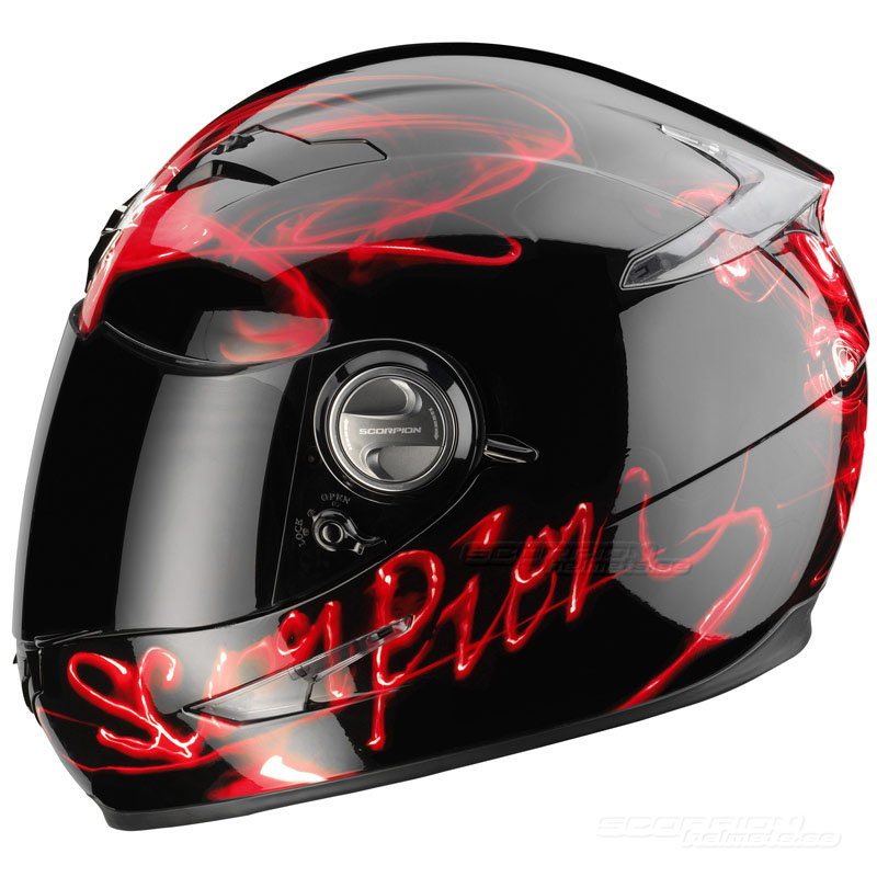 Scorpion EXO-500 Hjälm (Ardent) Svart, Röd