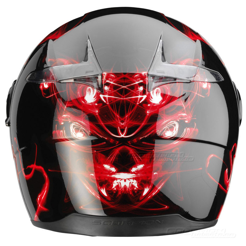 Scorpion EXO-500 Hjälm (Ardent) Svart, Röd