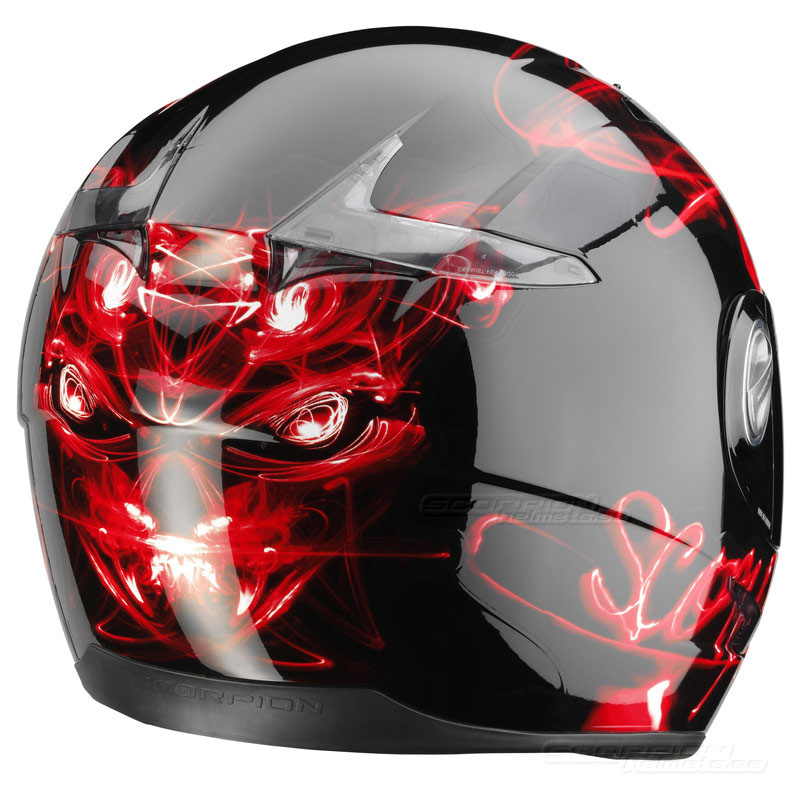 Scorpion EXO-500 Hjälm (Ardent) Svart, Röd