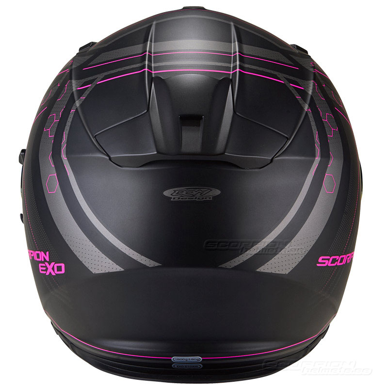 Scorpion EXO-510 Integralhjälm (Sync) Mattsvart, Rosa