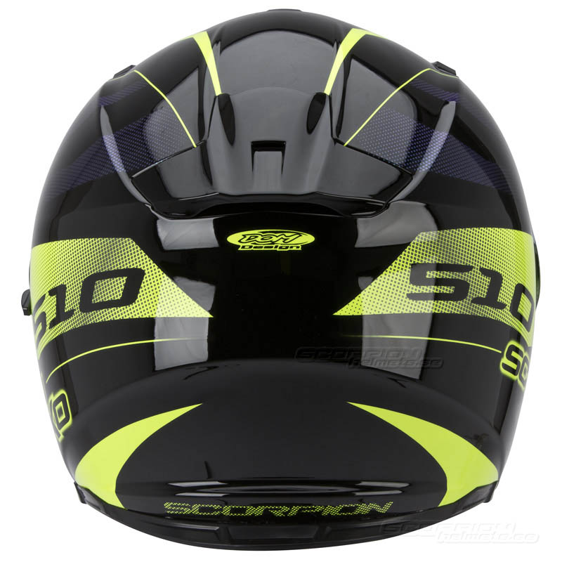 Scorpion EXO-510 Integralhjälm (Stage) Svart, Neongul