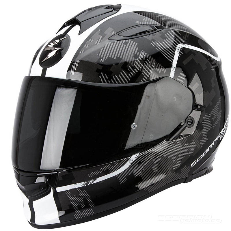 Scorpion EXO-510 Integralhjälm (Guard) Svart, Vit