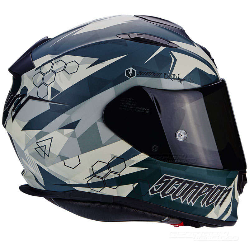 Scorpion EXO-510 Integralhjälm (Cipher) Matt Grön