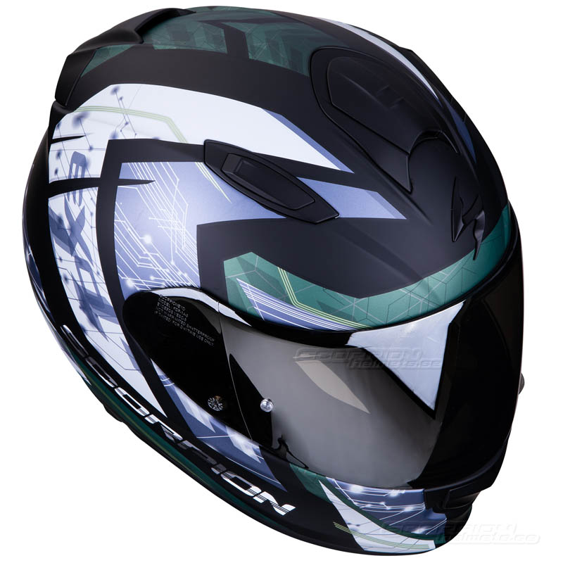 Scorpion EXO-510 Integralhjälm (Clarus) Mattsvart, Silver