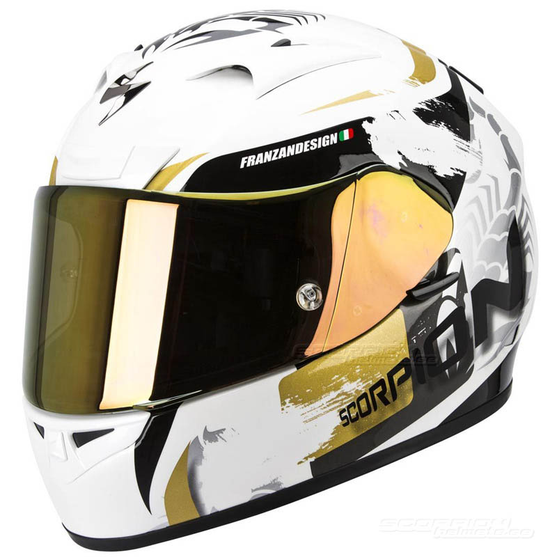 Scorpion EXO-710 Hjälm Race/Gata (Cerberus) (Sista storlekarna XL & XXL)