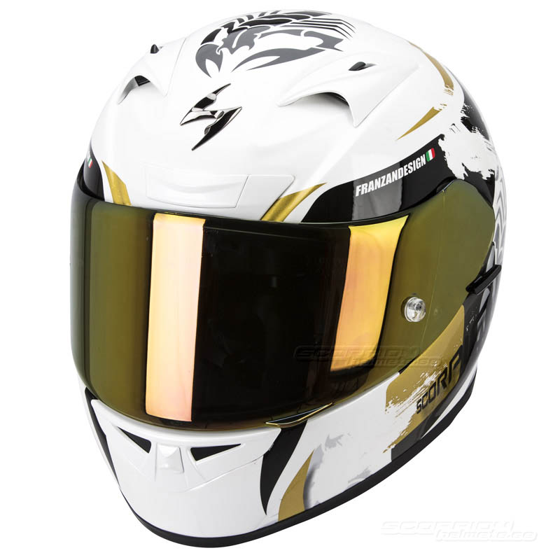 Scorpion EXO-710 Hjälm Race/Gata (Cerberus) (Sista storlekarna XL & XXL)