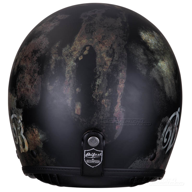 Scorpion Belfast Öppen MC-Hjälm (Tempus) Svart (Sista storlekarna XS & S)