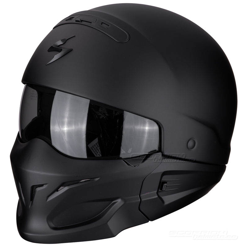 Scorpion EXO-COMBAT Streetfighter Hjälm (Solid) Mattsvart