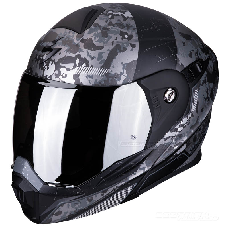 Scorpion ADX-1 Hjälm (Battleflage) Svart, Silver