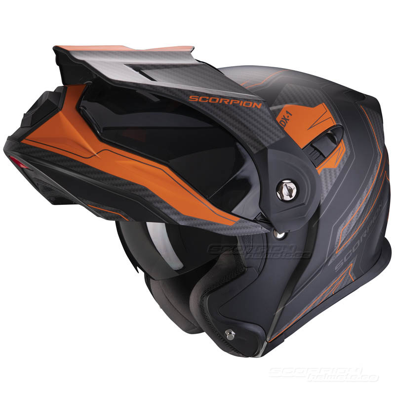 Scorpion ADX-1 Öppningsbar MC-Hjälm (Tucson) (Sista storleken S)