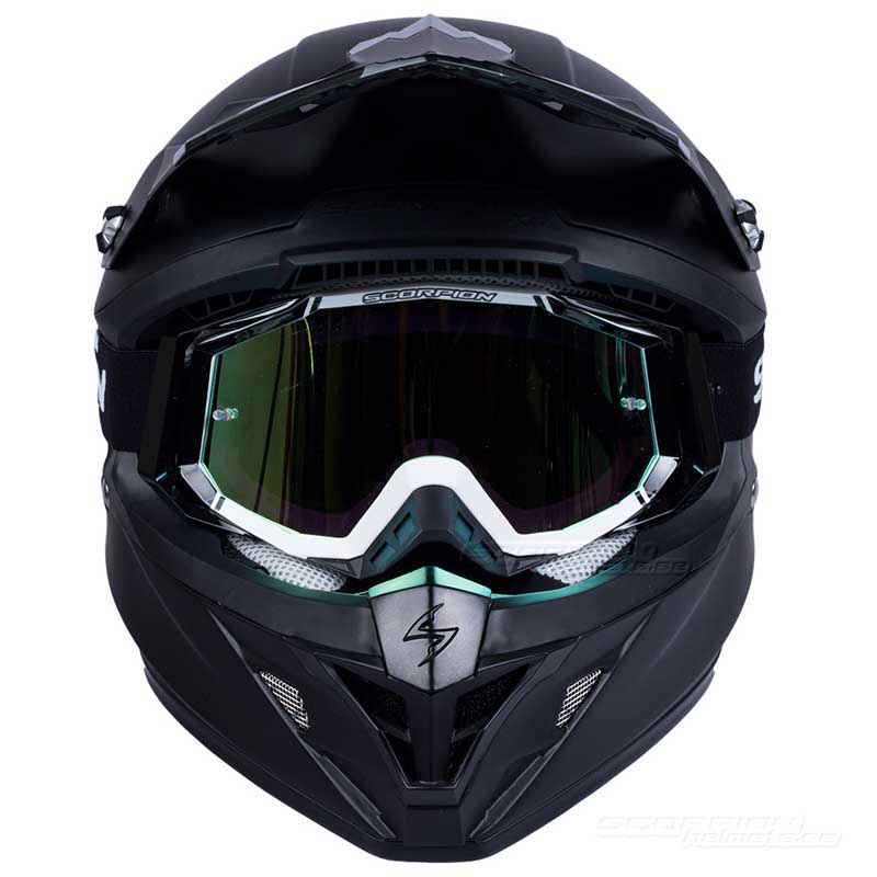 Scorpion Goggles (E18) Svart, Vit