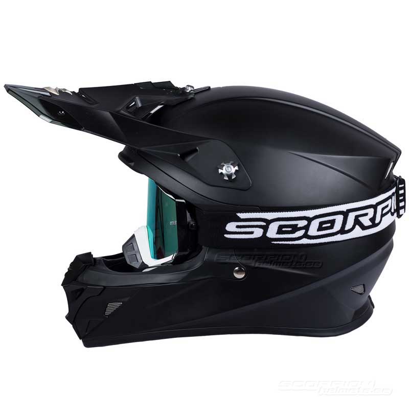 Scorpion Goggles (E18) Svart, Vit