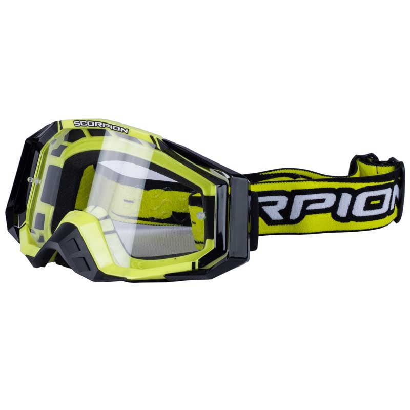 Scorpion Crossglasögon Goggles (E18) Neongul, Svart
