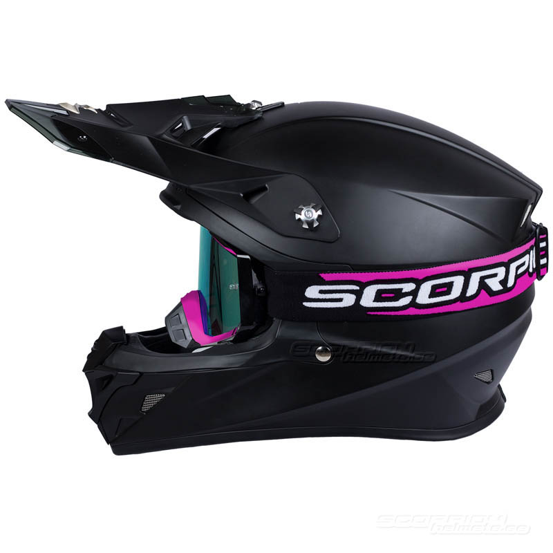 Scorpion Crossglasgon Goggles (E18) Rosa, Svart